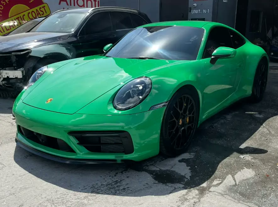 Porsche 911 after repair