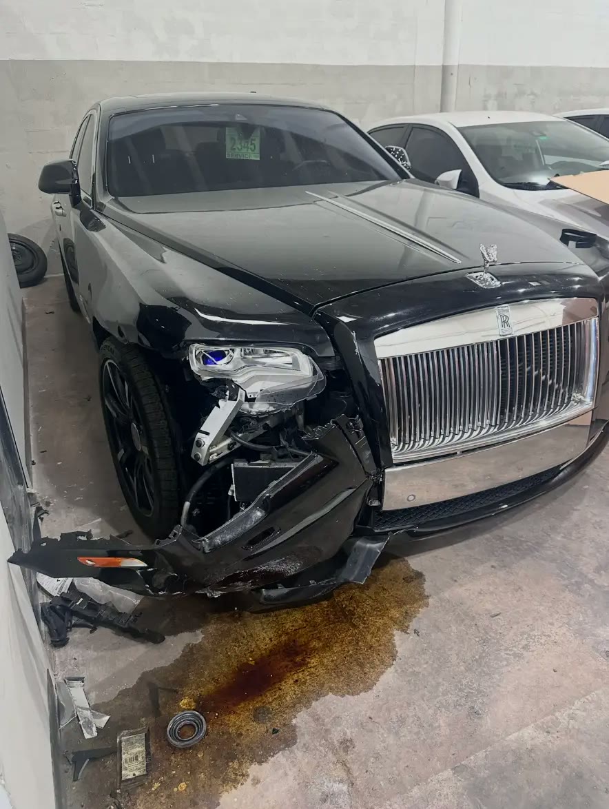 Rolls-Royce Ghost before repair
