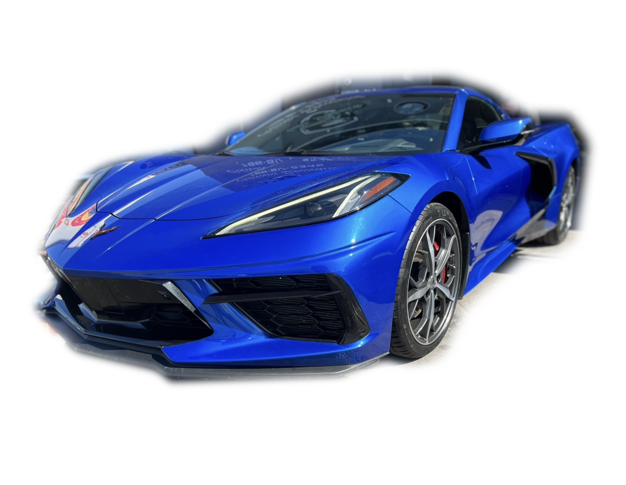 Blue Chevrolet Corvette